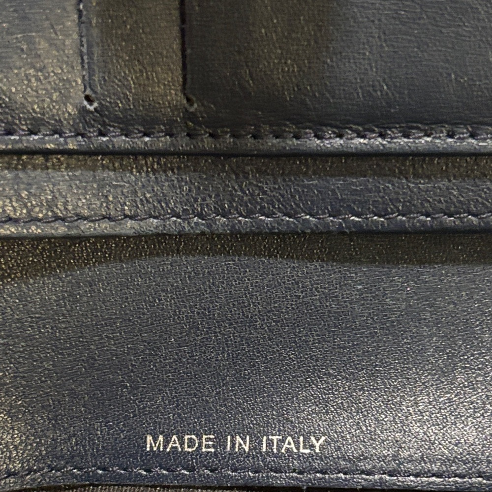 CHANEL Dark Blue CC Caviar Leather Wallet - Picture 10 of 16